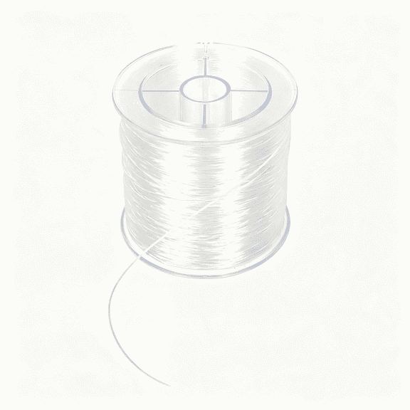 PALINO Clear Elastic String for Bracelets,0.8 Mm 607 Feet Jewelry Making Beading Thread,Transparent Stretchy Bracelet String Elastic String for Bracelets