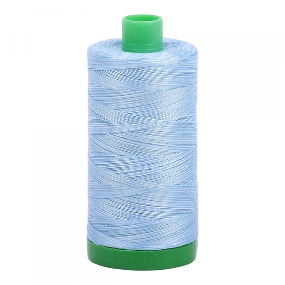 PALINO Cotton Embroidery Thread 40Wt 1094Yds Variegated Blue