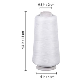 PALINO High Strength Thick Sewing Thread for Sewing Machines, White Thread, 1 Pack White Sewing Thread