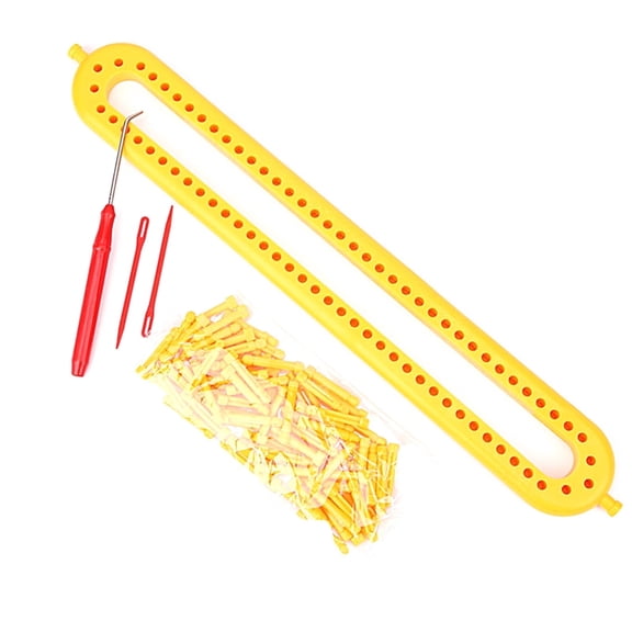 PALINO Knitting Loom with Crochet Hook, 36cm 76 Teeth Round Knit Loom, Eco-Friendly Board for Beginners