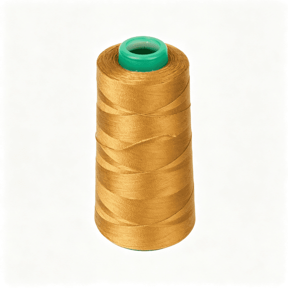 PALINO Polyester Sewing Machine Thread 3000Yards 20S2 Gold, Heavy Duty Thread for Jeans Leather Thread for Sewing