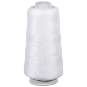 PALINO Polyester Sewing Thread White Bleached for All Sewing Projects and Craft Repairs White Sewing Thread