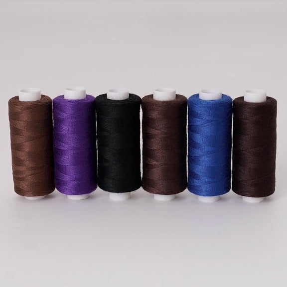 PALINO Quilting Thread 6-Piece Set, Durable Polyester Hand Quilting Thread, Suitable for Home Professional Quilting Projects, Cotton Thread for Quilting Essential Sewing Supplies,T16