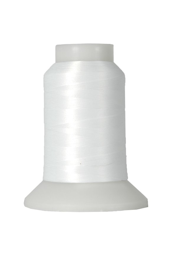Wooly Nylon Thread - 1000M Spools - Color 9101 - White - Serger Sewing Stretchy White Thread for Sewing - 50 Colors Available