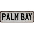thumbnail image 1 of PALM BAY Vintage Look Rustic Metal 6x18 Sign City State 206180041188, 1 of 1