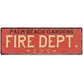 thumbnail image 1 of PALM BEACH GARDENS FIRE DEPT. Home Decor Metal Sign Police Gift 8x24 108240013703, 1 of 1
