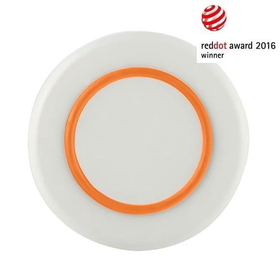 PALM PM961 White Medium Plate - Orange Nonslip Base - Pack of 4