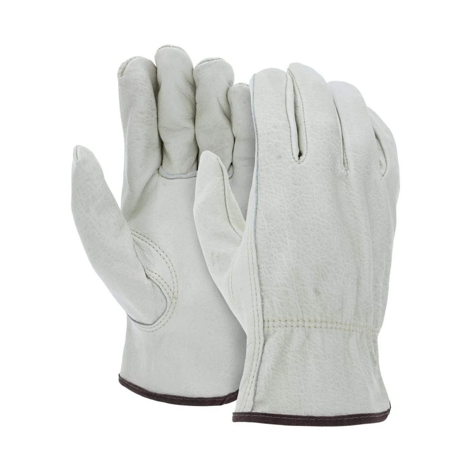 PALMER SAFETY G8834 NATURAL SOFT LEATHER DRIVER WORK GLOVE GRAIN