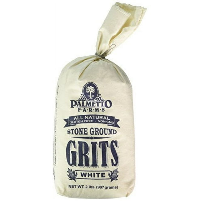 PALMETTO FARMS Stone Ground White Grits, 32 OZ