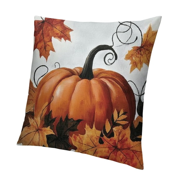 PALNKART Fall Pillow Covers Fall Decor Farmhouse Thanksgiving Buffalo Check Plaid Gnomes Pumpkin Outdoor Fall Pillows Decorative Throw Pillows Autumn Cushion Cases for Couch 12x12in