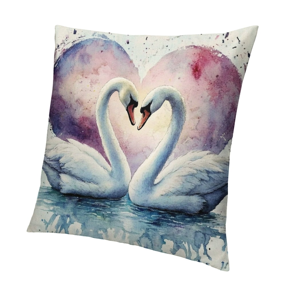 palnkart-swan-couple-throw-pillow-covers-nature-theme-cushion-covers