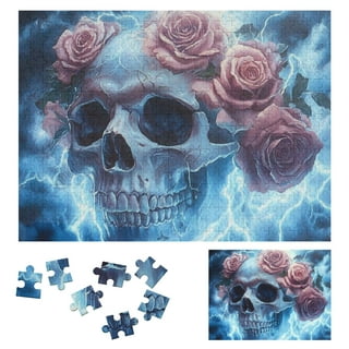 Puzzle SKULLS &amp; FLOWERS CASTLE 4個　新品未開封 Amazon.co.jp: Set of 4 Tonari no Zingaro Jigsaw Puzzle