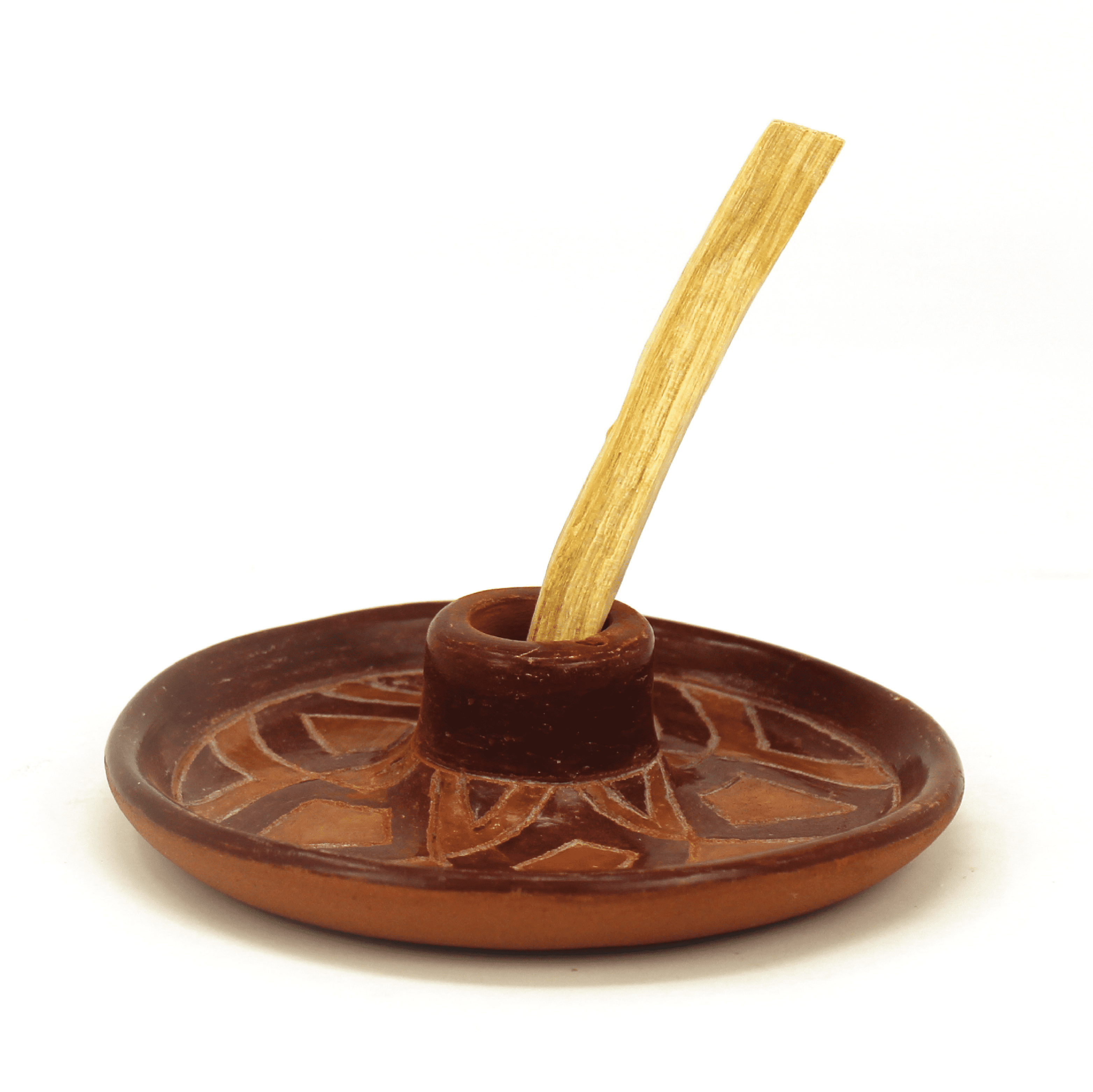 PALOSANTO - Palo Santo Holder for Natural Incense Sticks - 1 Palo Santo Stick Included - Handmade in Ecuador