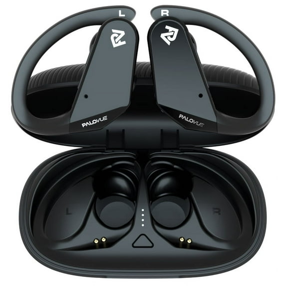 PALOVUE Wireless Earbuds Bluetooth Headphones, Bluetooth 5.2 Over Ear Earphones and CVC 8.0 Noise Reduction Earbuds with 4 Mic for Sport Workout Running, Qualcomm CSR Fast Pair