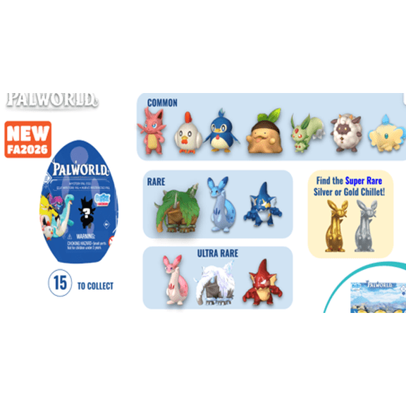 Palworld Cheebee Micro Mystery Pal Egg