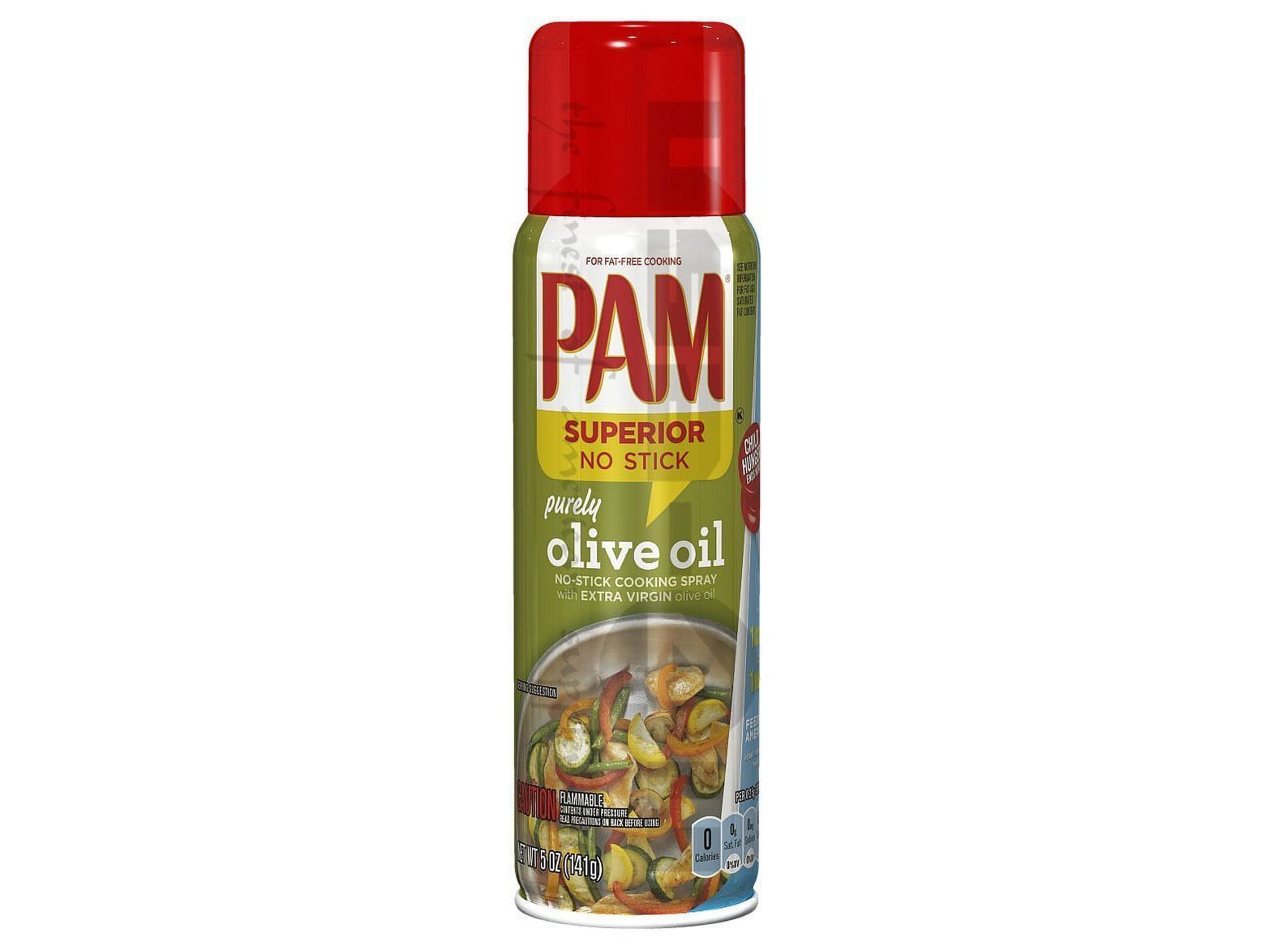 PAM 100% Natural Olive Oil Cooking Spray 5 oz (Pack of 12) - Walmart.com