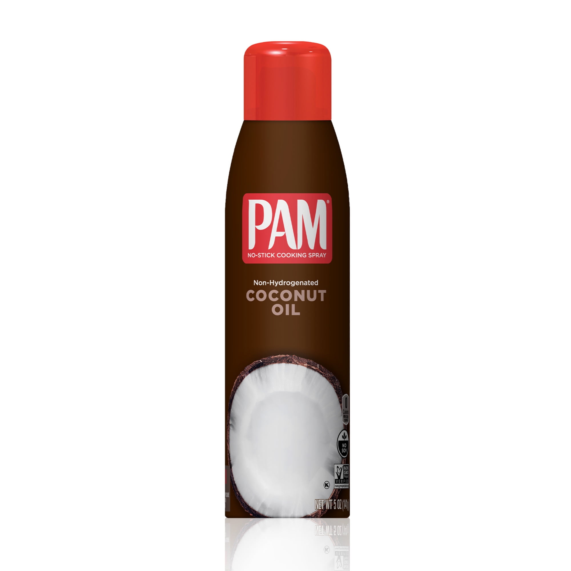 PAM Non-GMO Coconut Oil Cooking Spray, oz for Breakroom Kitchen