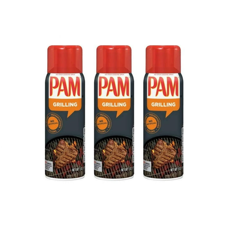 Pam Cooking Spray, Grilling, No-Stick - 5 oz
