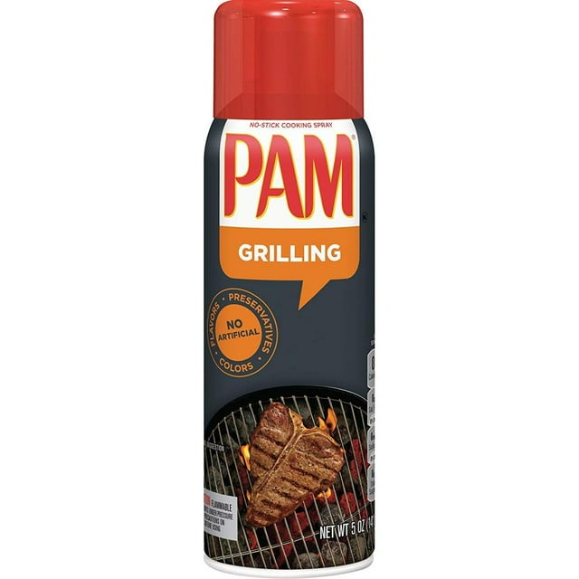 PAM Grilling Spray - 6 Pack Of 5oz Cans For Perfect BBQ Results