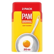 PAM Original Non-Stick Cooking Spray, Canola Oil Blend, Great for Air Fryer, Baking & Grilling, 10 oz., 2-Count