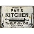 thumbnail image 1 of PAM'S Kitchen Farmhouse Sign Gift 8x12 Metal 108120033368, 1 of 1