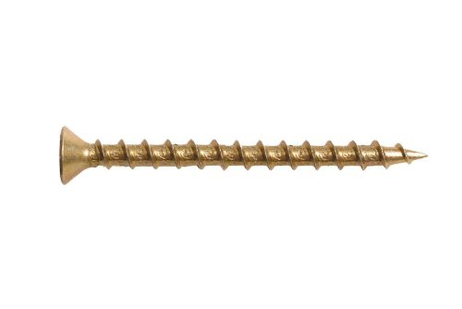PAM WCYZ8212F Yellow Zinc Coarse Thread 8x2-1/2" Screw 1000 Screws per Box