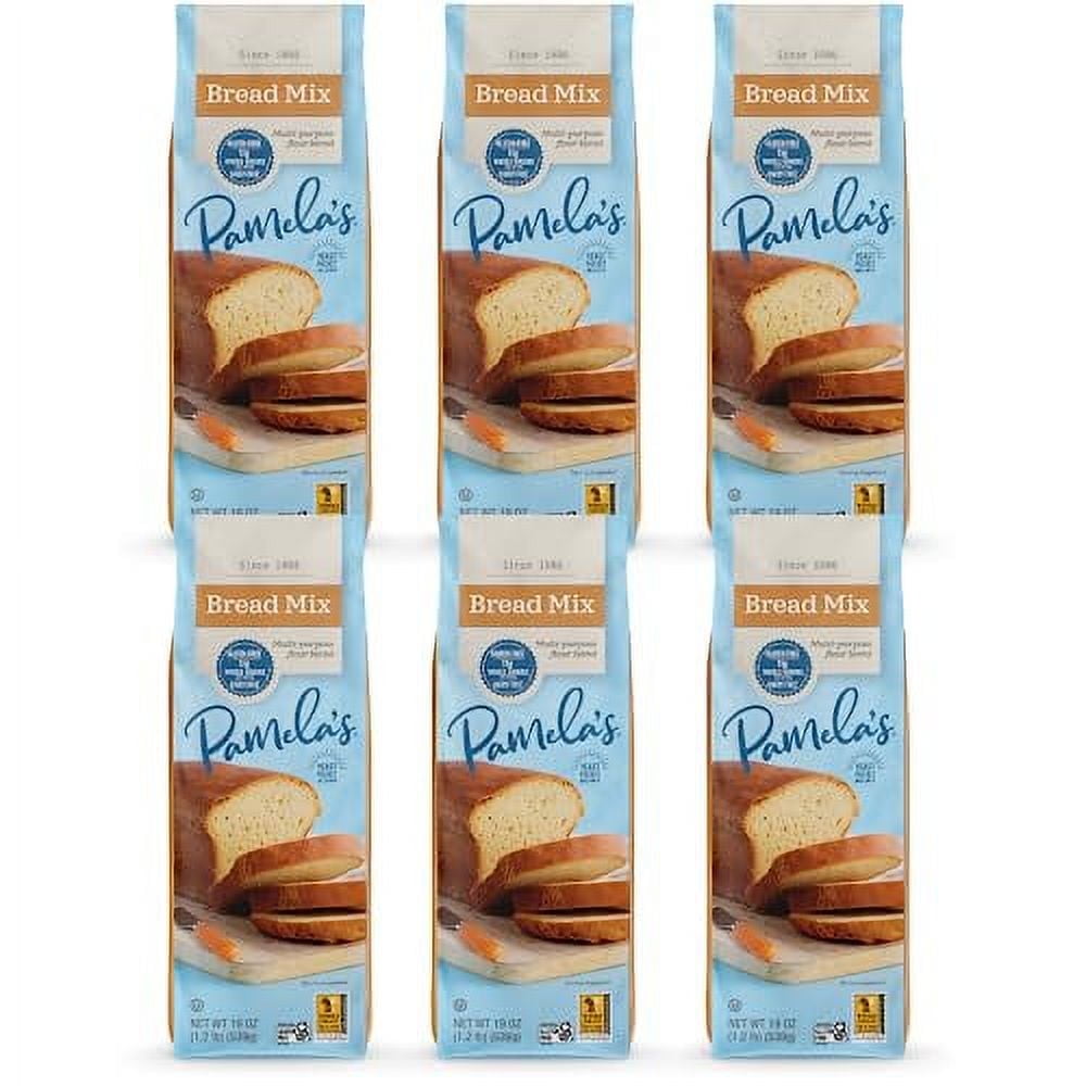 PAMELAS MIX BREAD AMAZING WF GF, 19 OZ, PK- 6