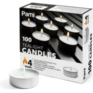 12-Pack Taper Candles Spiral Long Burn Wick Design Gold - Premium Unscented Wax Dinner Candle ...
