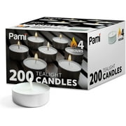 Amari White Unscented Indoor/Outdoor Tealight Candles, 100 Count 