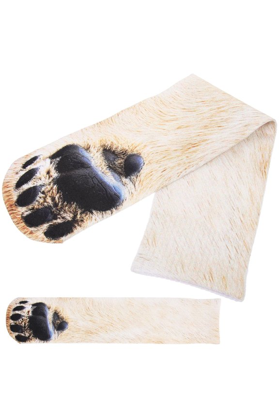 1 Pair Polyester Cotton Socks With 3D Printing Technology For Versatile Usage And