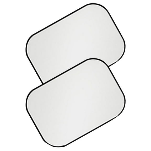 PAMINGONO 1 Pair Rear Windshield Cover Silver Coated Fabric Heat Reduction for Summer Use