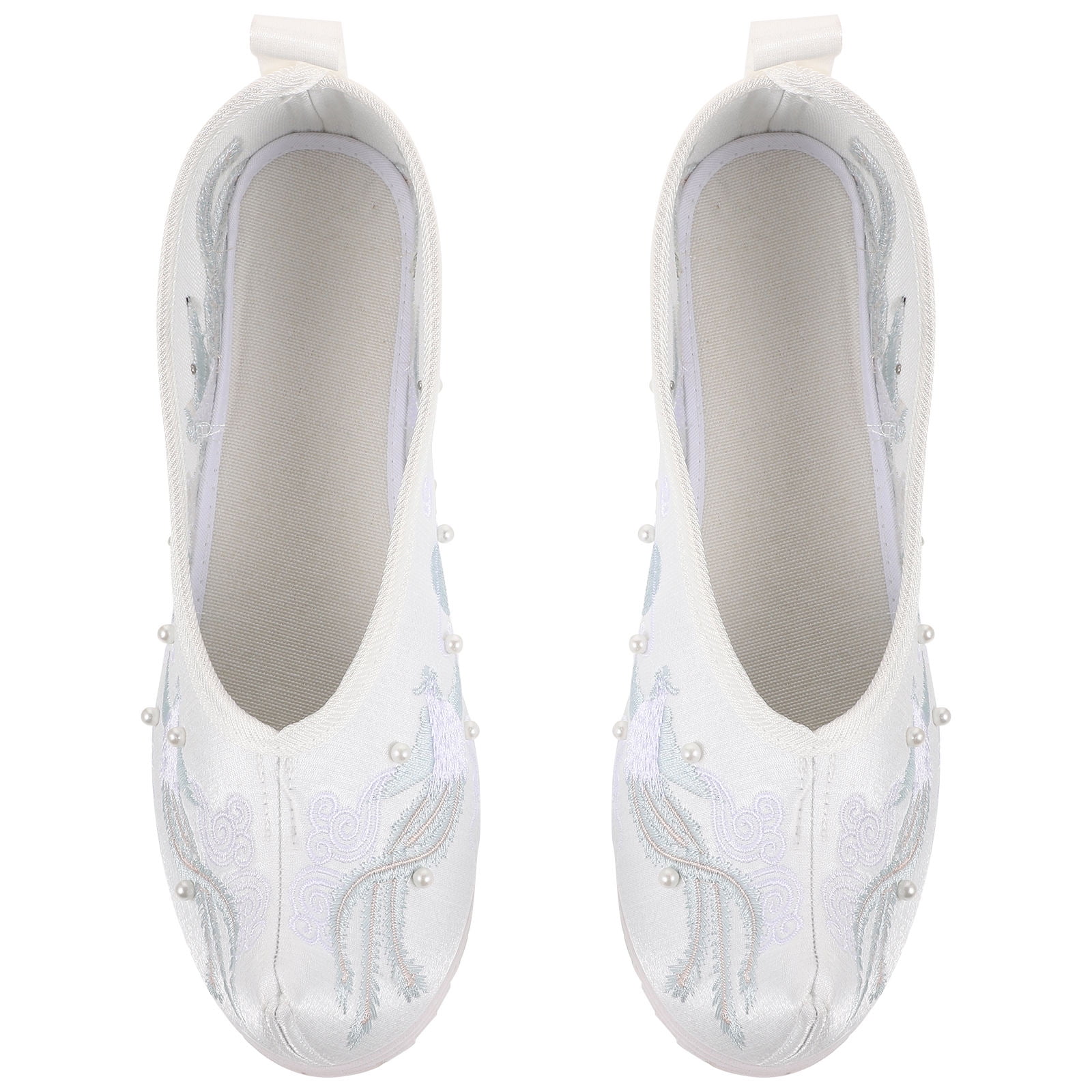 PAMINGONO Formal Shoes for Women Vintage Fabric 1 Pair - Walmart.com, image size:1600x1600