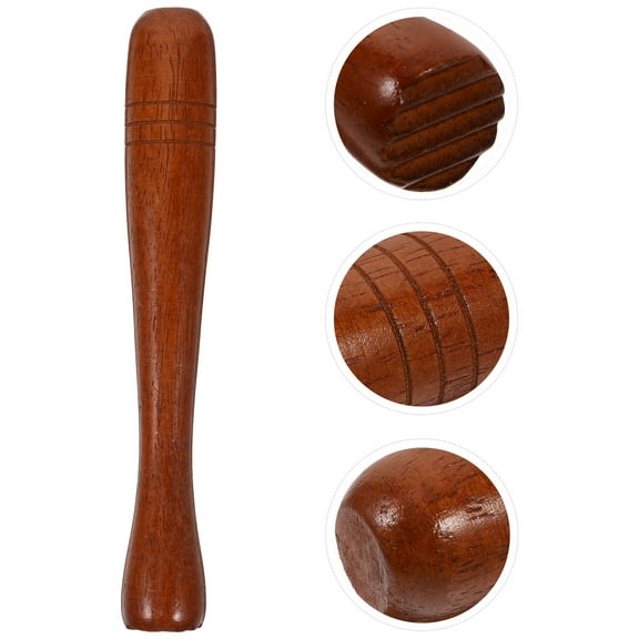 PAMINGONO 1 Piece Fruit Muddler For Drinks Dark With Slim Design