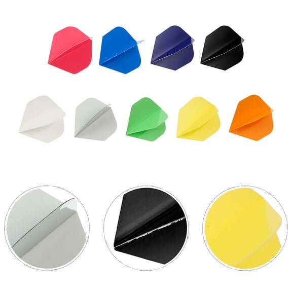 PAMINGONO 1 Set/45pcs Soft Tip Dart Wings for Beginners Outdoor Toy in Assorted Color PET