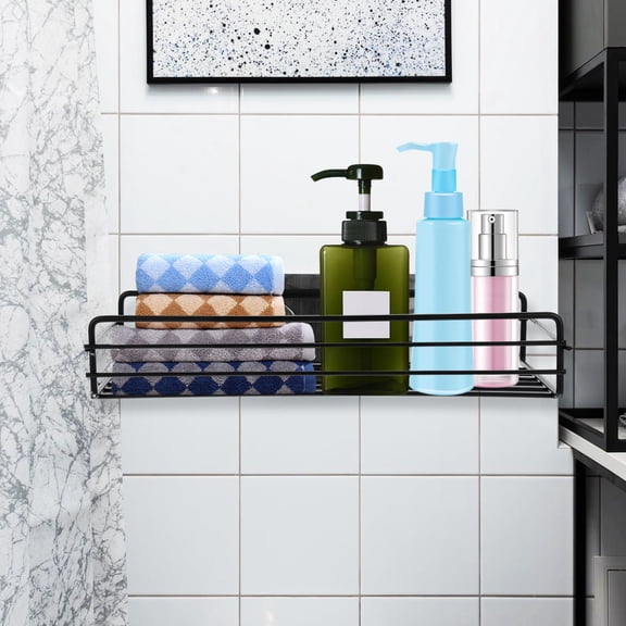 PAMINGONO Bathroom Supply Non Punching 1 Set 10.6x4.3x2in