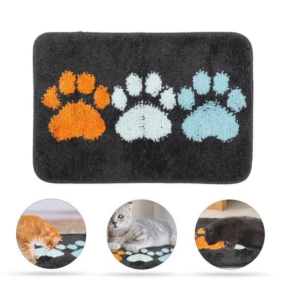 PAMINGONO 1 Set Bathroom Shower Mat Quick Drying Floor Cushion Multi 23.2X15.4X0.4In