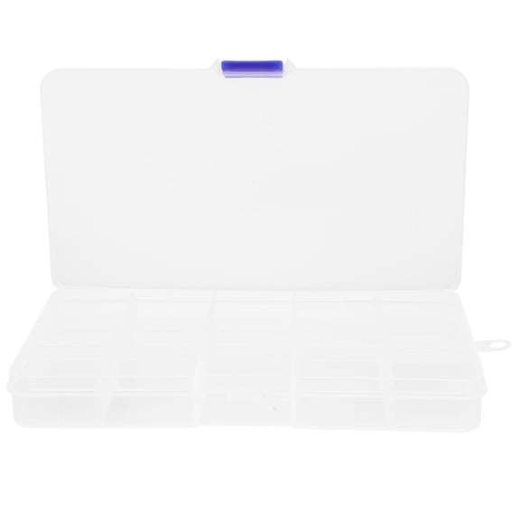 PAMINGONO 1 Set Case for Pets Treats Rectangular Clear Lid Design Easy to Open Close Reusable Storage