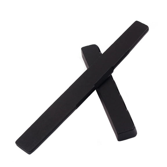 PAMINGONO 1 Set Ebony Bridge Nut Saddle for Classical Acoustic Guitar Replacement