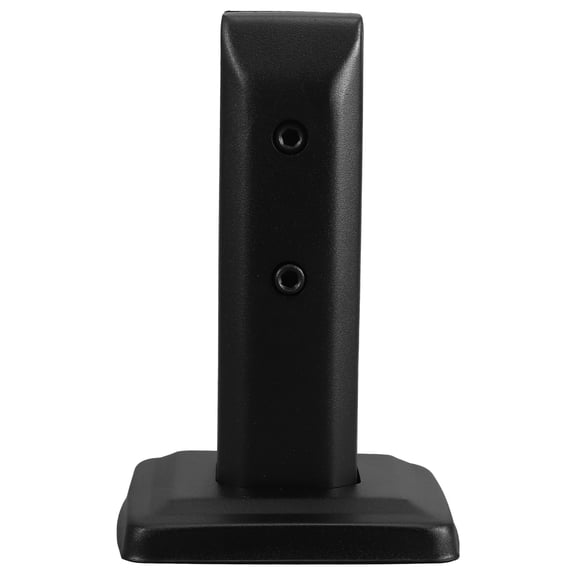 PAMINGONO 1 Set Heavy Duty Glass Railing Bracket for Balcony Flooring and Indoor Stairs 16.0*9.0*9.0in Black Square Base