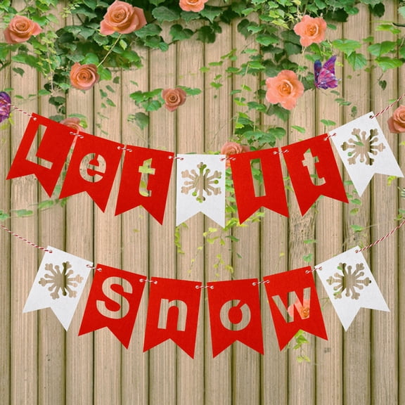 PAMINGONO 1 Set Holiday Banners for Outside Swallow Tailed Flags Non Woven Fabric Decorative for Lawn Garden