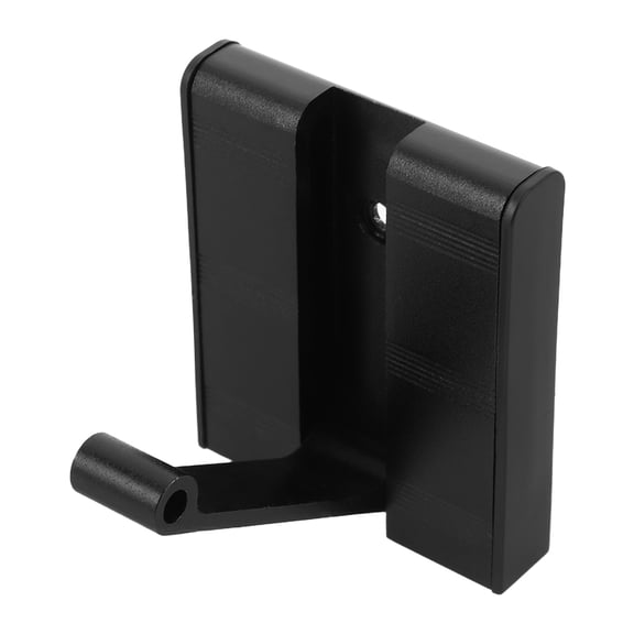PAMINGONO Black Aluminum Foldable Wall Hooks Set for Entryway - Multi-Purpose Organizer for Clothes, Hats, Bags, Keys