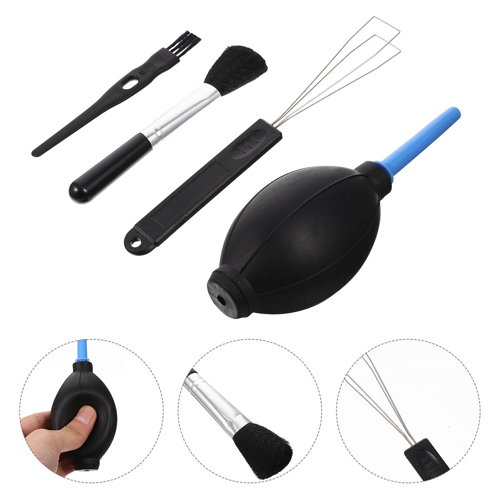 PAMINGONO Compact Keyboard Cleaner Set Black Multi-Function for ...