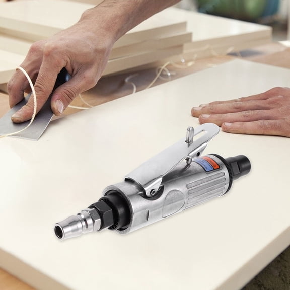 PAMINGONO 1 Set Pneumatic Straight Die Grinder for Grinding Polishing Carving in Workshops 7.1x2.4x1.2in