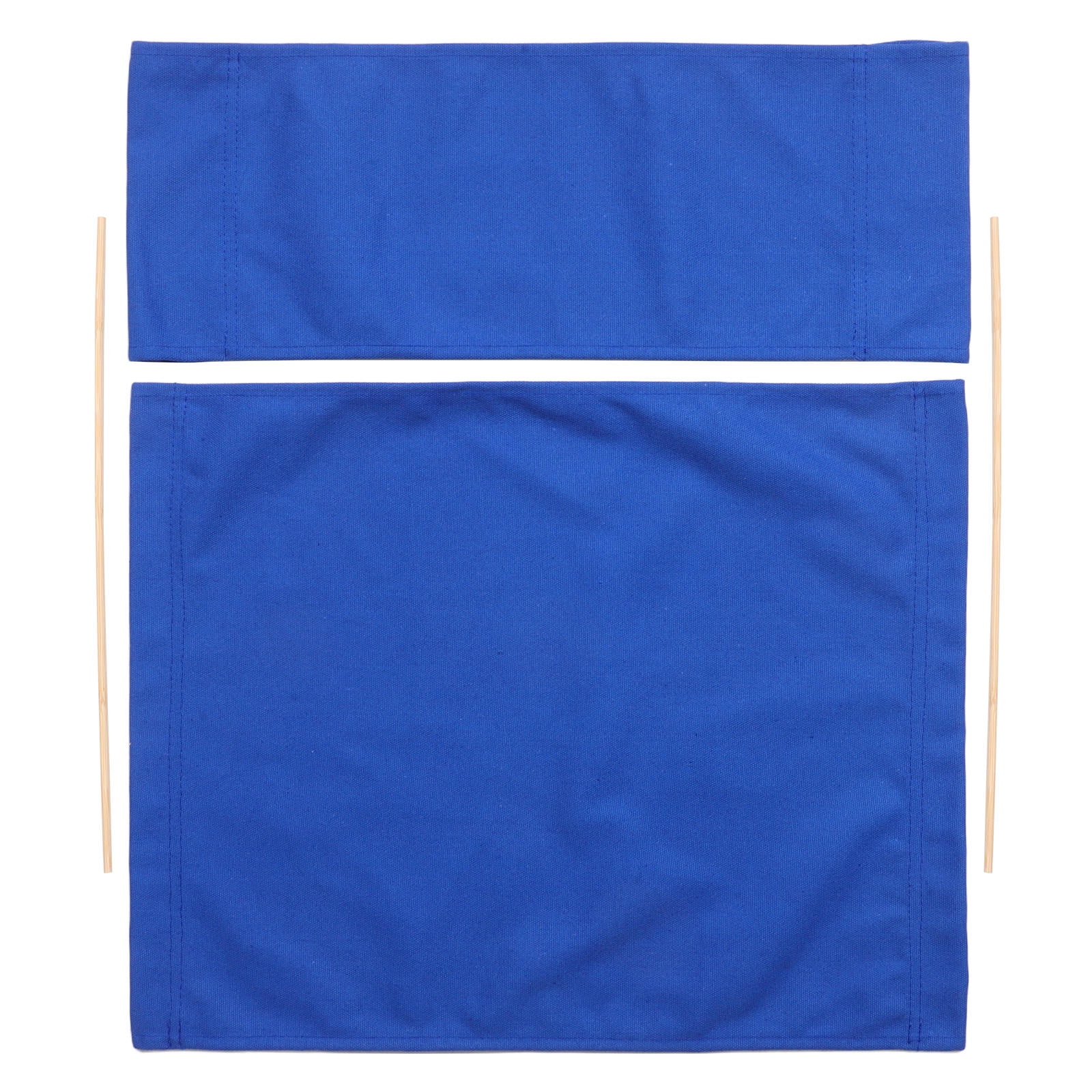 PAMINGONO  1 Set Folding Replacement Cloth Patio Chair Blue Canvas Outdoor Use