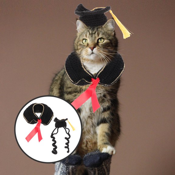 PAMINGONO 1 Set Puppy Accessories Assorted Color for Pets with Woolen Yarn 30.00X30.00X2.00cm