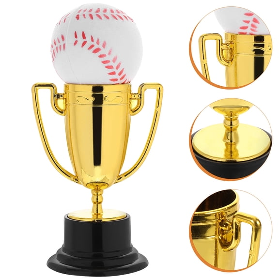 PAMINGONO 1 Set Sports Trophies Plastic Trophy Cup Special Shaped Statue 4.00X4.00X4.00in