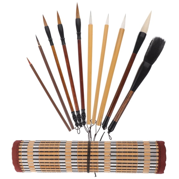 PAMINGONO 1 Set of Colored Calligraphy Pens Excellent Control Wool for Beginners