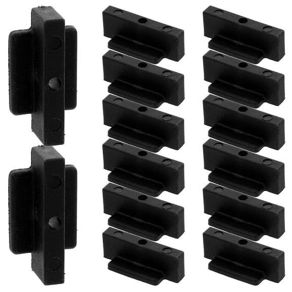 PAMINGONO Hidden Deck Fasteners for Composite Decking Black ABS 1 Set