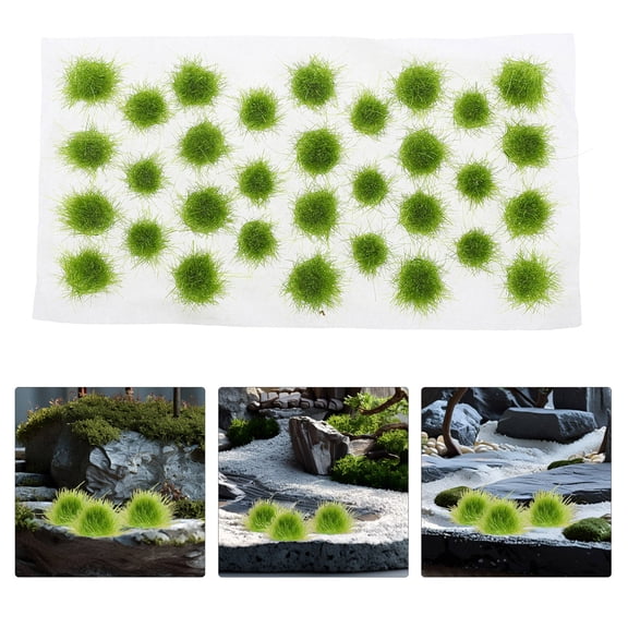 PAMINGONO Grass Mat For Model Trains Artificial Turf Green Plastic 1 Sheet Diy Material