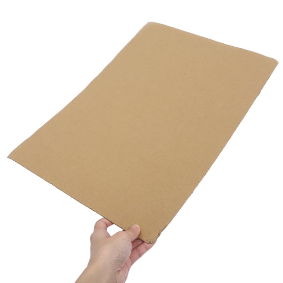 PAMINGONO Corrugated Cardboard Sheets Khaki for DIY Crafts and Packaging Protection
